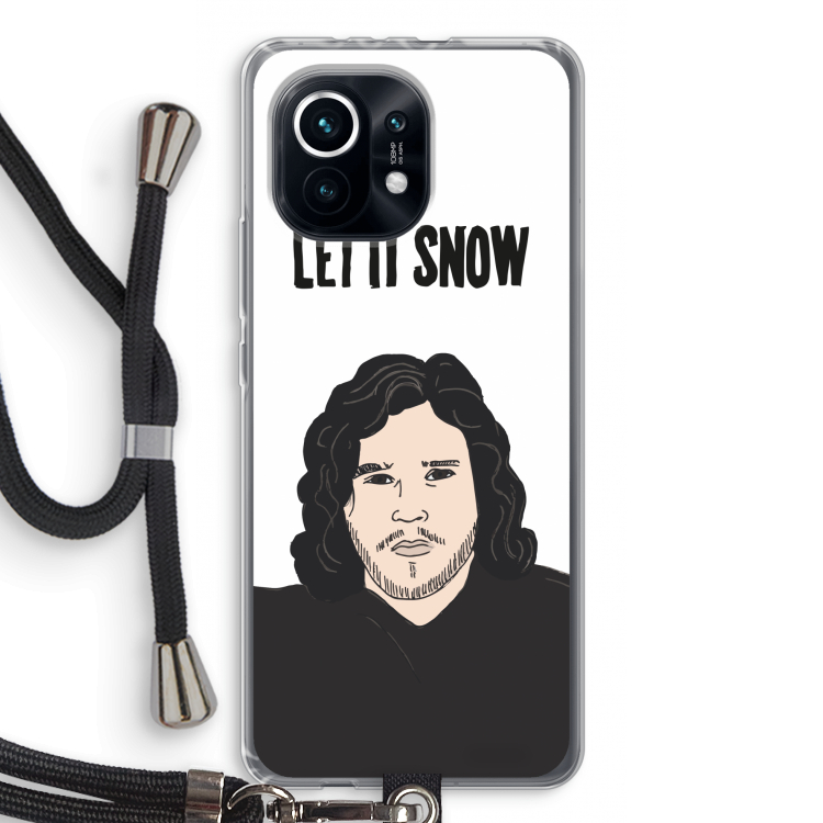 Let It Snow: Xiaomi Mi 11 Transparant Hoesje met koord