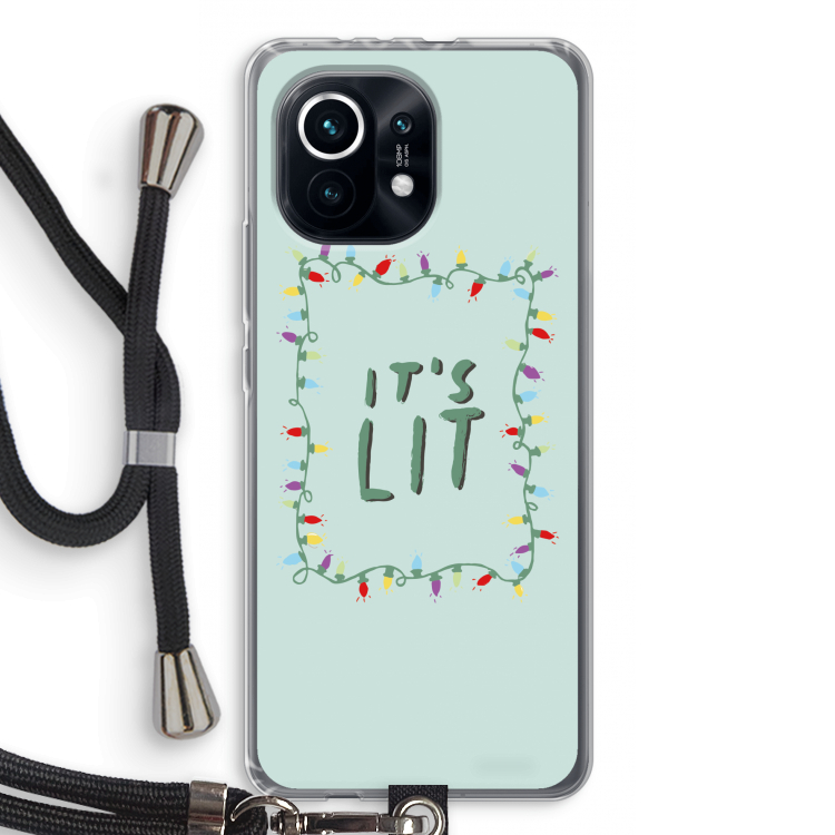 It's Lit: Xiaomi Mi 11 Transparant Hoesje met koord