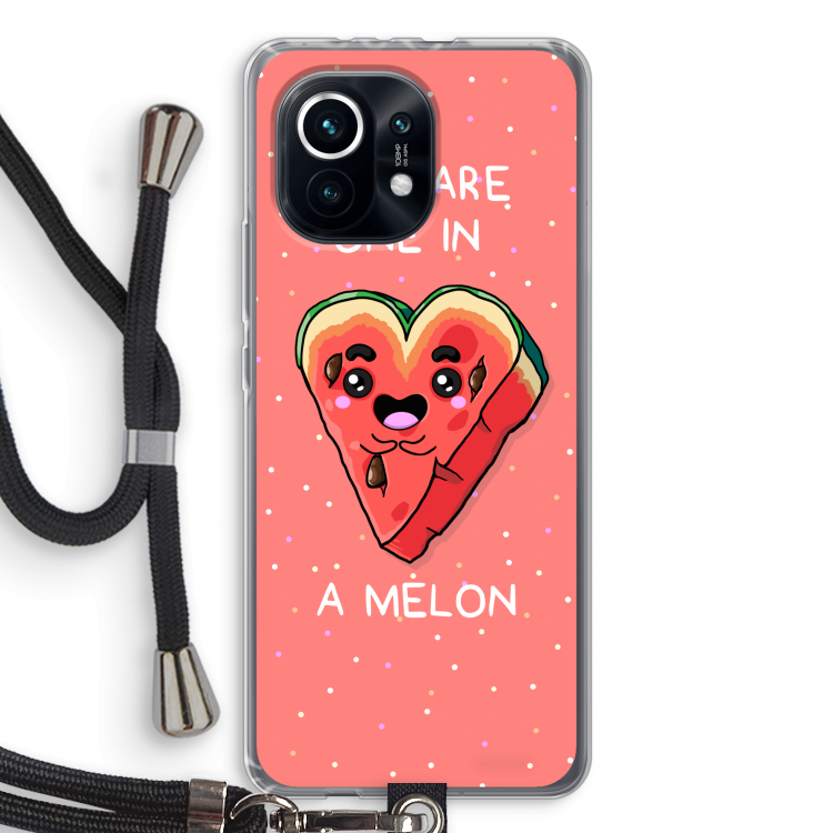 One In A Melon: Xiaomi Mi 11 Transparant Hoesje met koord