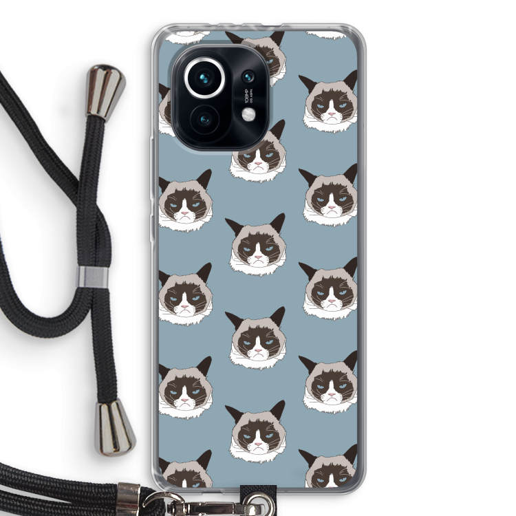 It's a Purrr Case: Xiaomi Mi 11 Transparant Hoesje met koord