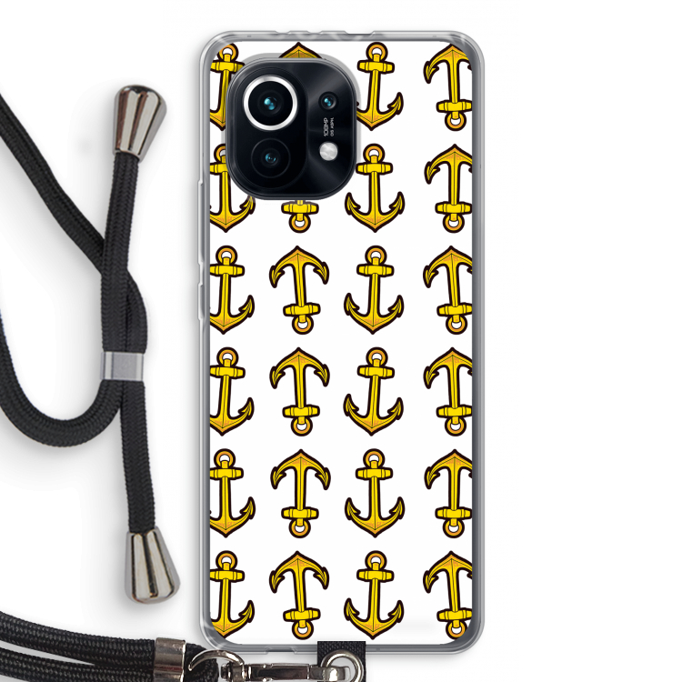 Musketon Anchor: Xiaomi Mi 11 Transparant Hoesje met koord