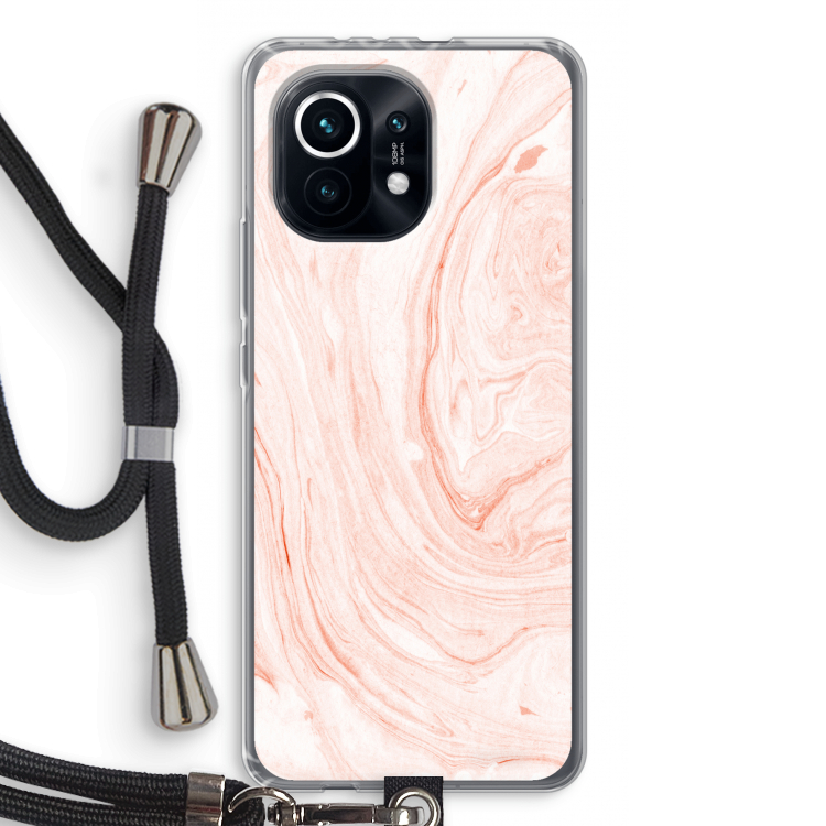 Peach bath: Xiaomi Mi 11 Transparant Hoesje met koord