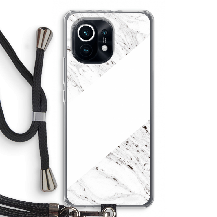 Biggest stripe: Xiaomi Mi 11 Transparant Hoesje met koord