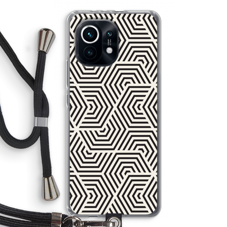 Magic pattern: Xiaomi Mi 11 Transparant Hoesje met koord