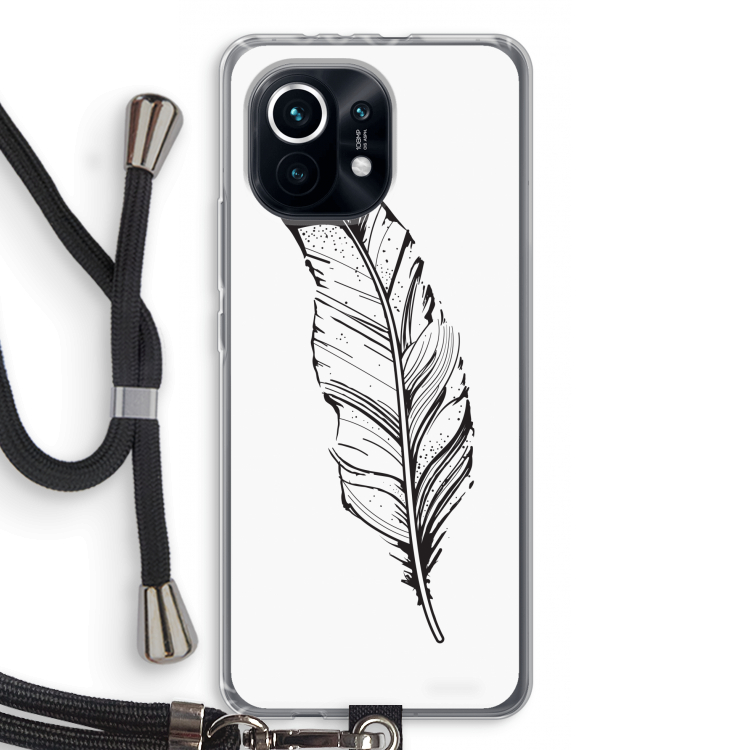 Pluim: Xiaomi Mi 11 Transparant Hoesje met koord