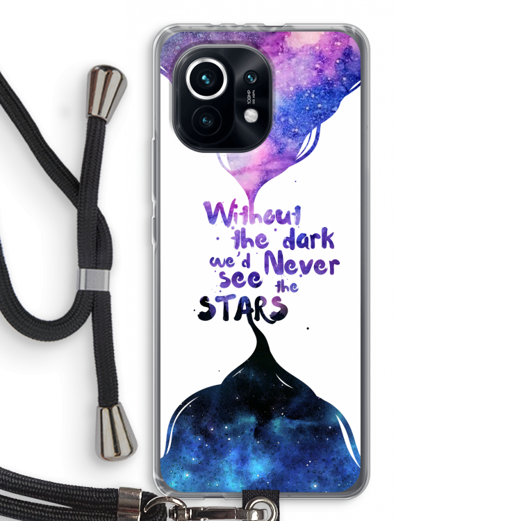 Stars quote: Xiaomi Mi 11 Transparant Hoesje met koord