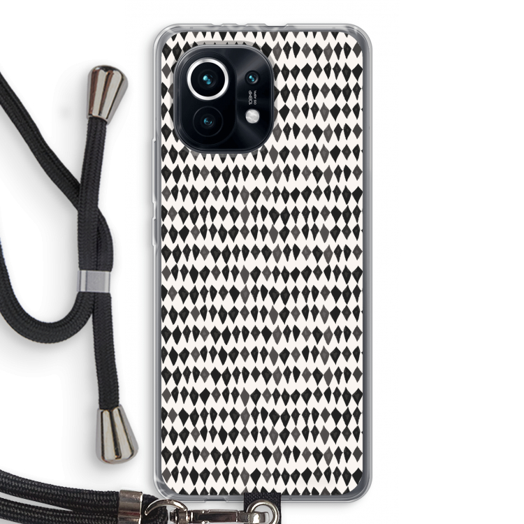 Crazy shapes: Xiaomi Mi 11 Transparant Hoesje met koord