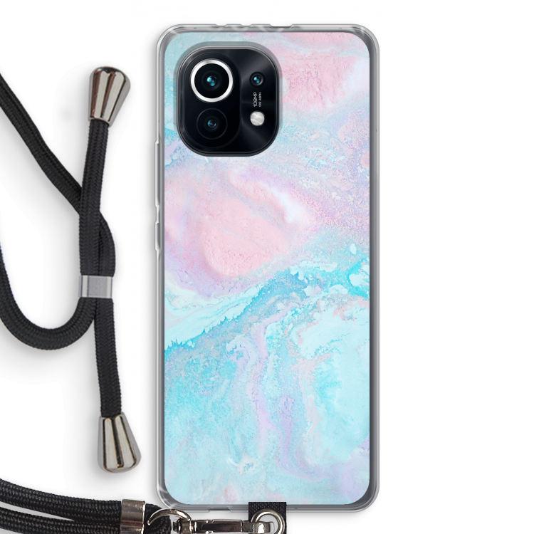 Fantasie pastel: Xiaomi Mi 11 Transparant Hoesje met koord