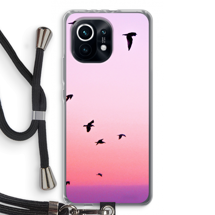 Fly away: Xiaomi Mi 11 Transparant Hoesje met koord