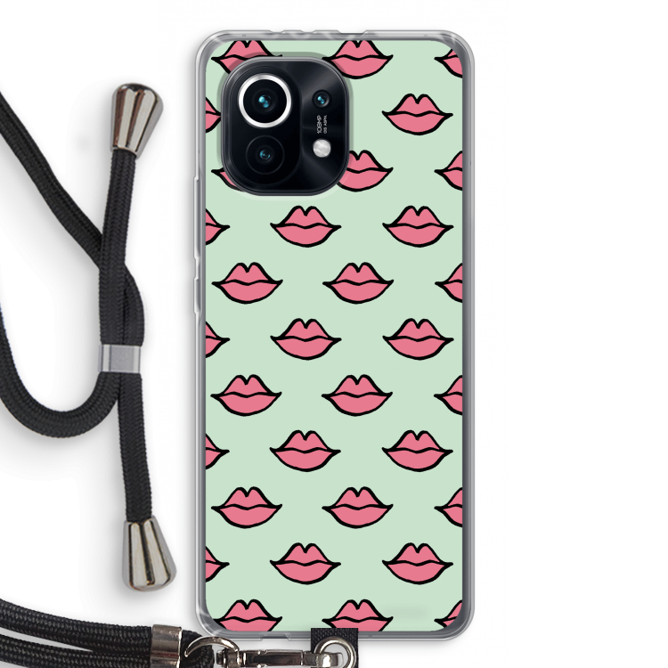Lipjes: Xiaomi Mi 11 Transparant Hoesje met koord