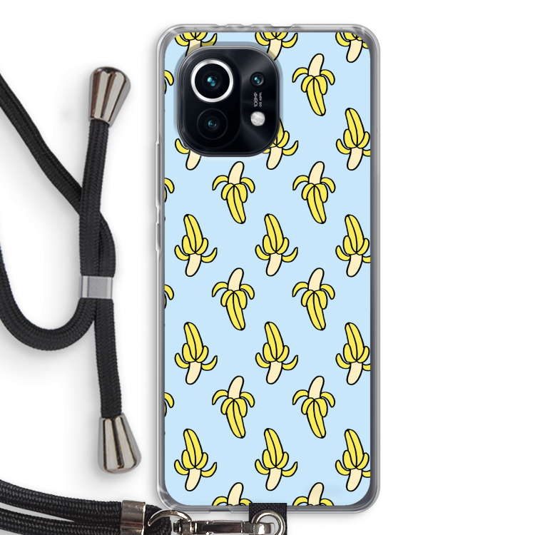 Bananas: Xiaomi Mi 11 Transparant Hoesje met koord