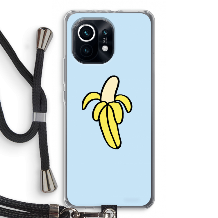 Banana: Xiaomi Mi 11 Transparant Hoesje met koord