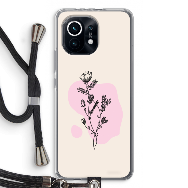 Roses are red: Xiaomi Mi 11 Transparant Hoesje met koord