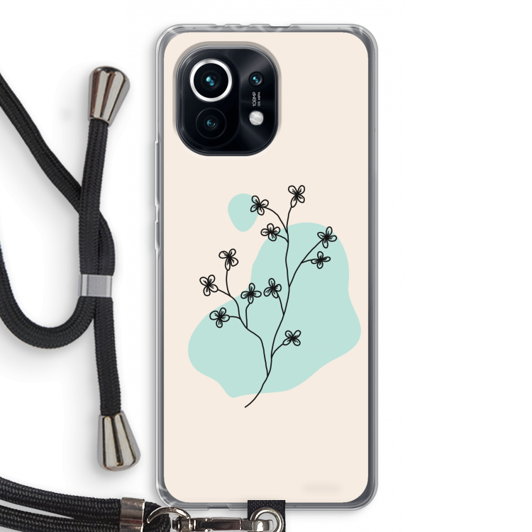 Love your petals: Xiaomi Mi 11 Transparant Hoesje met koord