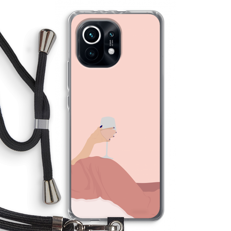 Wine: Xiaomi Mi 11 Transparant Hoesje met koord