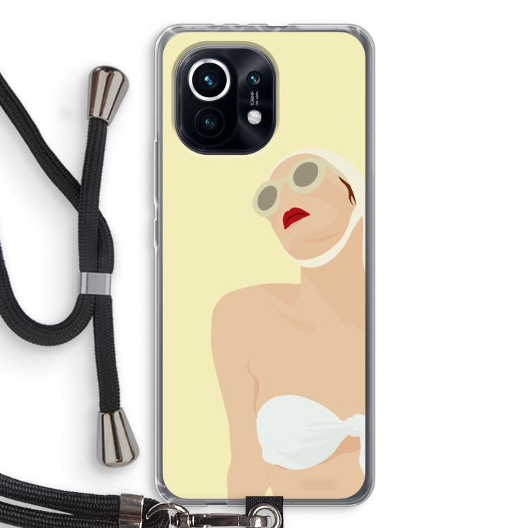 Summer: Xiaomi Mi 11 Transparant Hoesje met koord