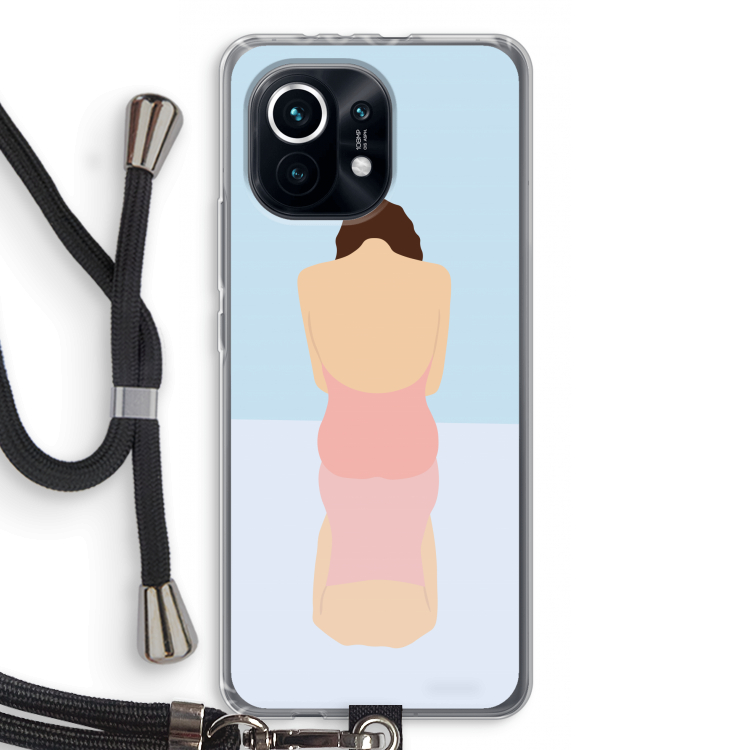 Mirror: Xiaomi Mi 11 Transparant Hoesje met koord