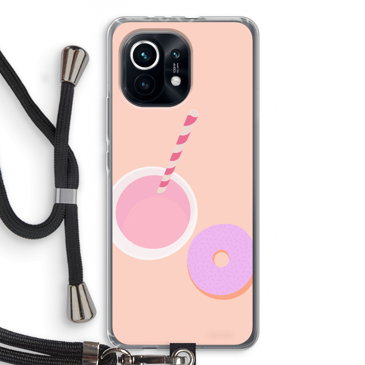 Donut: Xiaomi Mi 11 Transparant Hoesje met koord