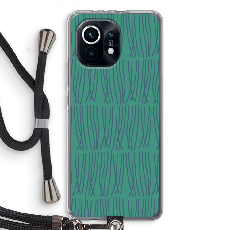 Swirls: Xiaomi Mi 11 Transparant Hoesje met koord