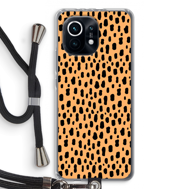 Panter: Xiaomi Mi 11 Transparant Hoesje met koord