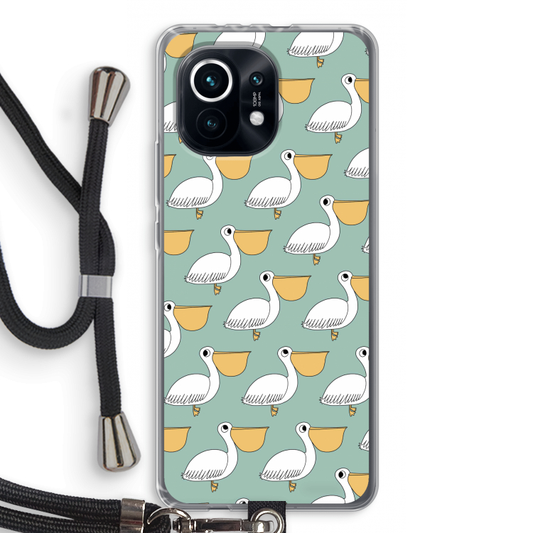 Pelican: Xiaomi Mi 11 Transparant Hoesje met koord