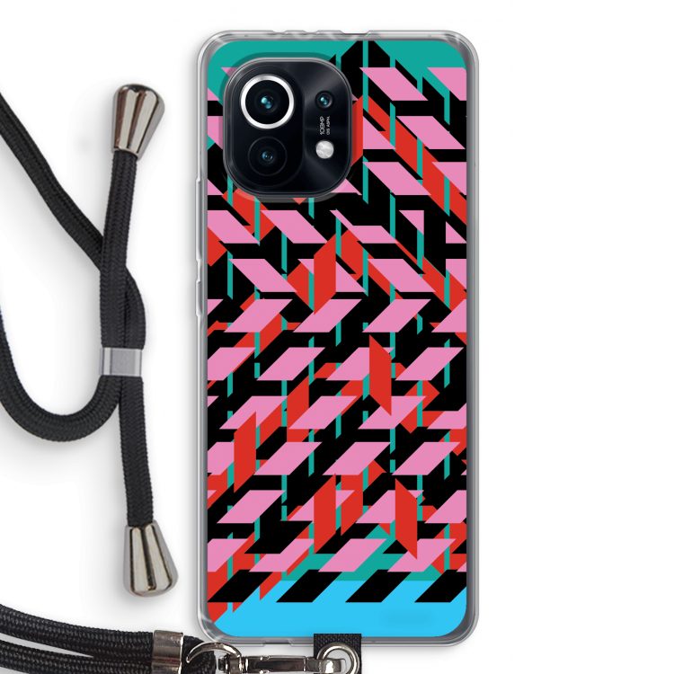 Skew Blush 2: Xiaomi Mi 11 Transparant Hoesje met koord
