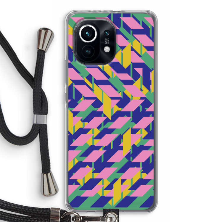 Skew Blush 1: Xiaomi Mi 11 Transparant Hoesje met koord
