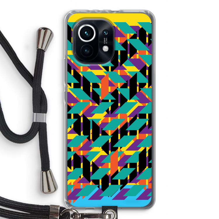 Skew Bee 1: Xiaomi Mi 11 Transparant Hoesje met koord