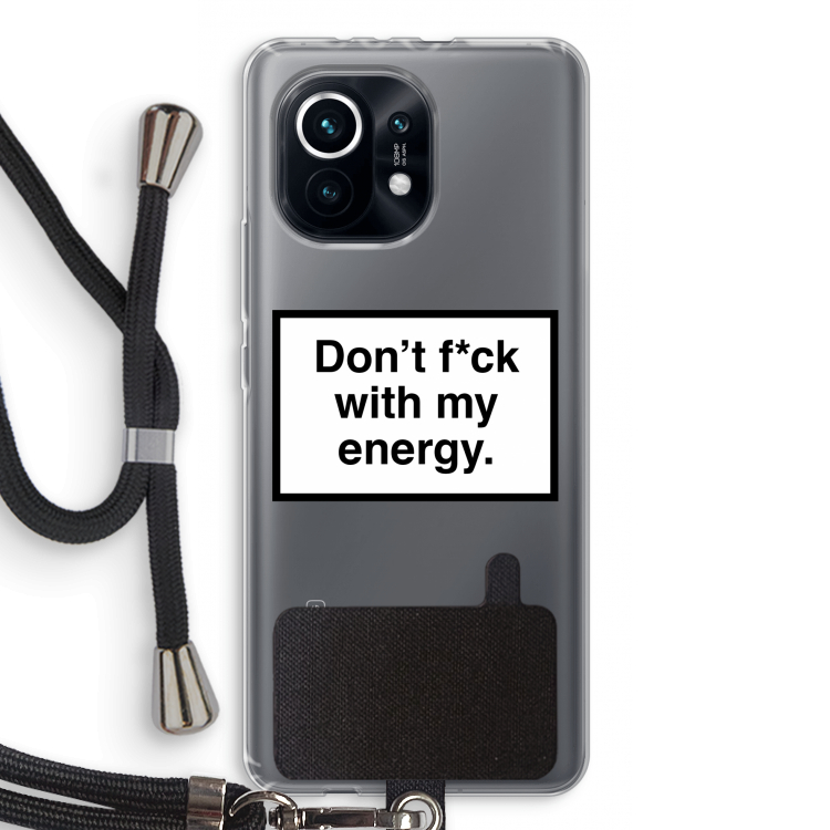 My energy: Xiaomi Mi 11 Transparant Hoesje met koord