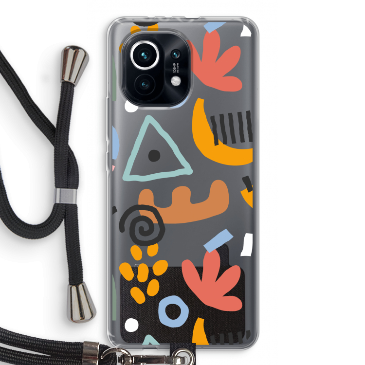 Abstract: Xiaomi Mi 11 Transparant Hoesje met koord