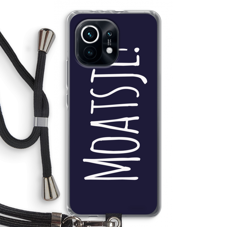Moatsje!: Xiaomi Mi 11 Transparant Hoesje met koord