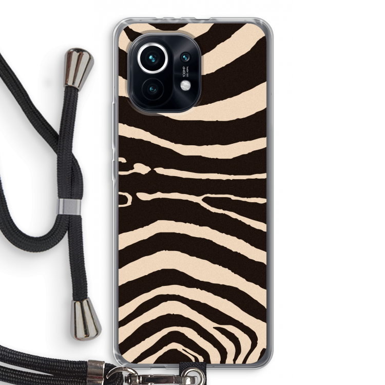 Arizona Zebra: Xiaomi Mi 11 Transparant Hoesje met koord