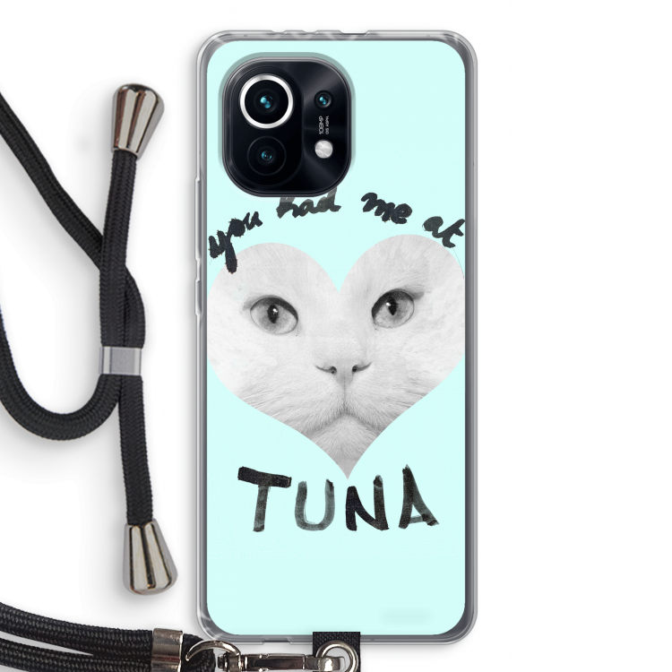 You had me at tuna: Xiaomi Mi 11 Transparant Hoesje met koord
