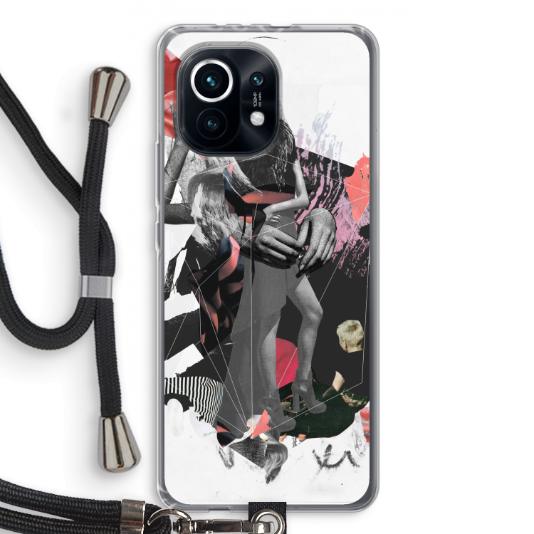 Dissimulation du réel: Xiaomi Mi 11 Transparant Hoesje met koord