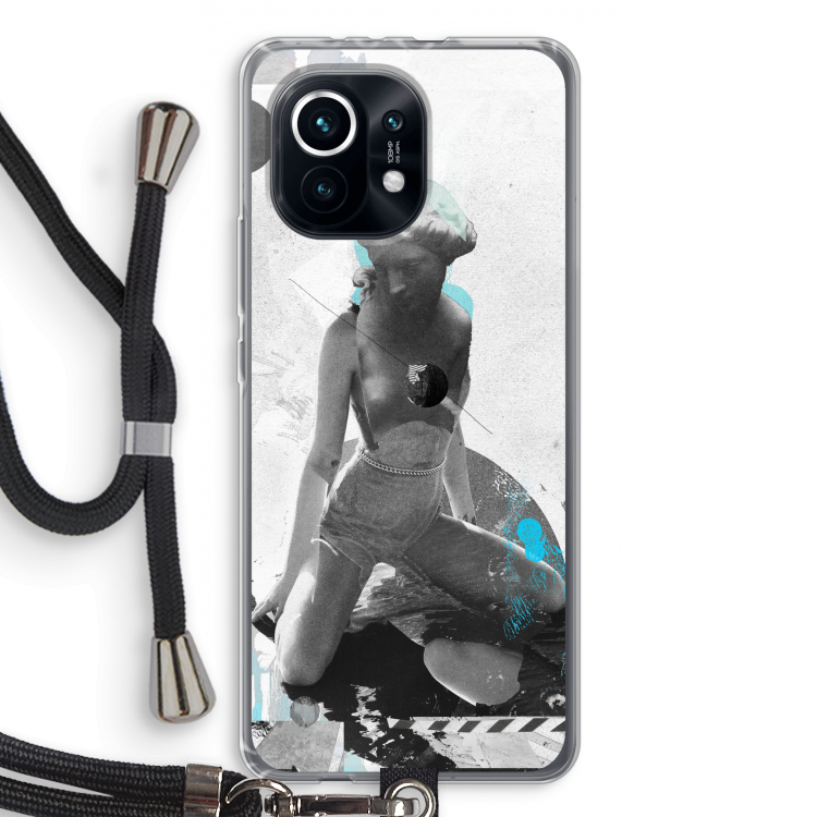 I will not feel a thing: Xiaomi Mi 11 Transparant Hoesje met koord