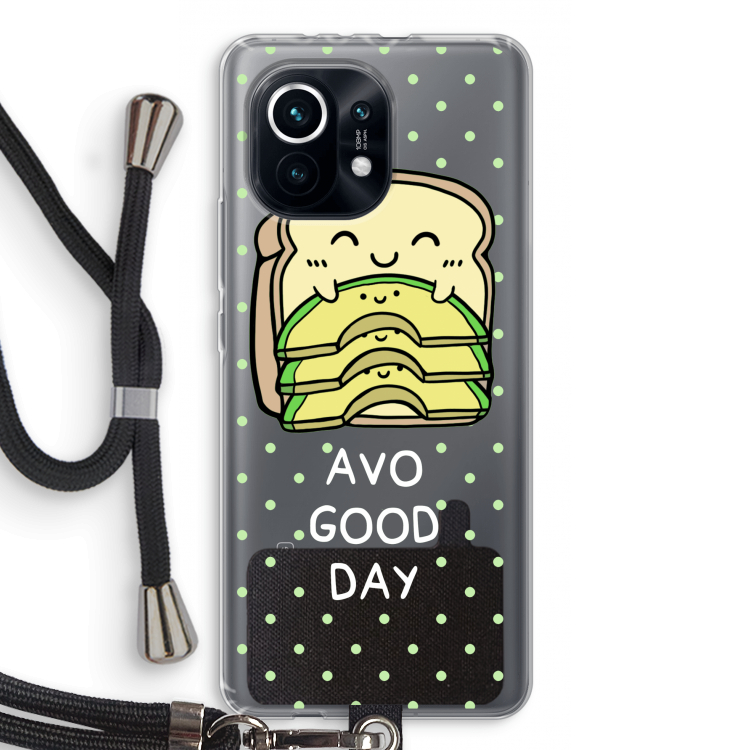 Avo Good Day: Xiaomi Mi 11 Transparant Hoesje met koord