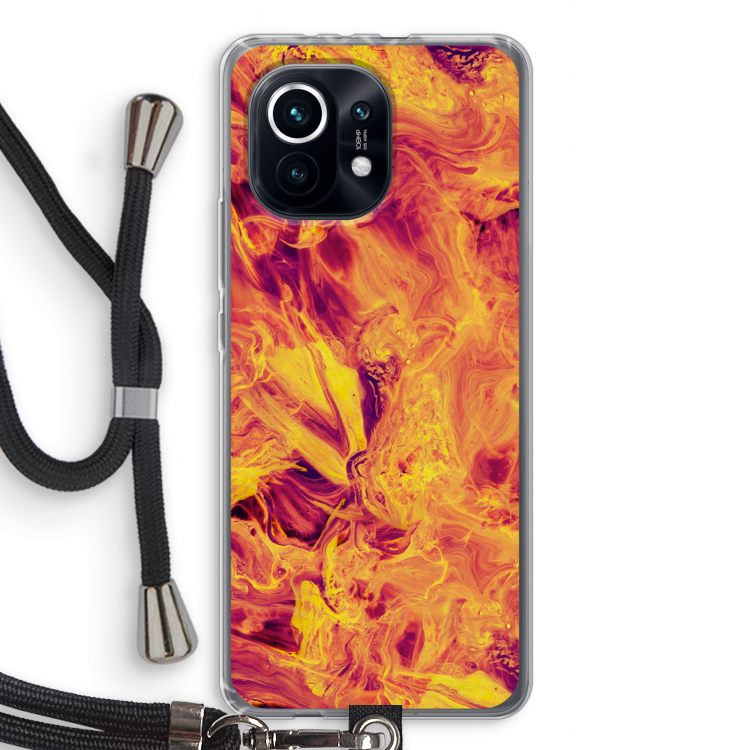 Eternal Fire: Xiaomi Mi 11 Transparant Hoesje met koord