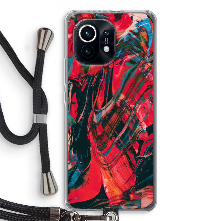 Endless Descent: Xiaomi Mi 11 Transparant Hoesje met koord