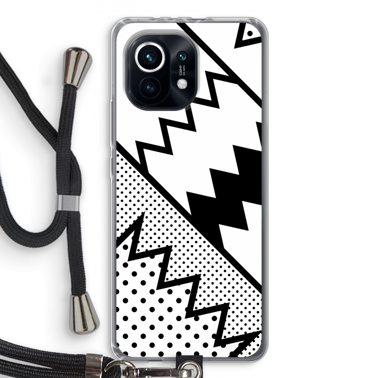 Pop Art #5: Xiaomi Mi 11 Transparant Hoesje met koord