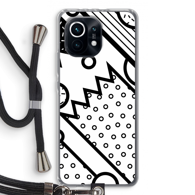 Pop Art #4: Xiaomi Mi 11 Transparant Hoesje met koord
