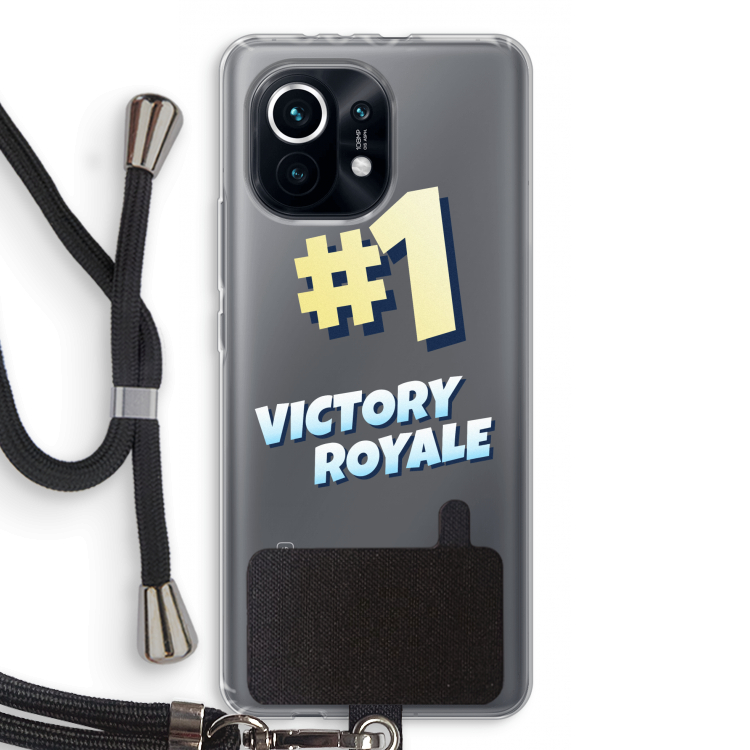 Victory Royale: Xiaomi Mi 11 Transparant Hoesje met koord