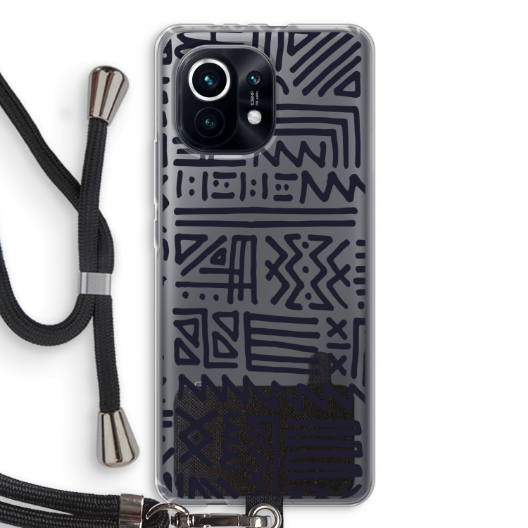 Marrakech print: Xiaomi Mi 11 Transparant Hoesje met koord