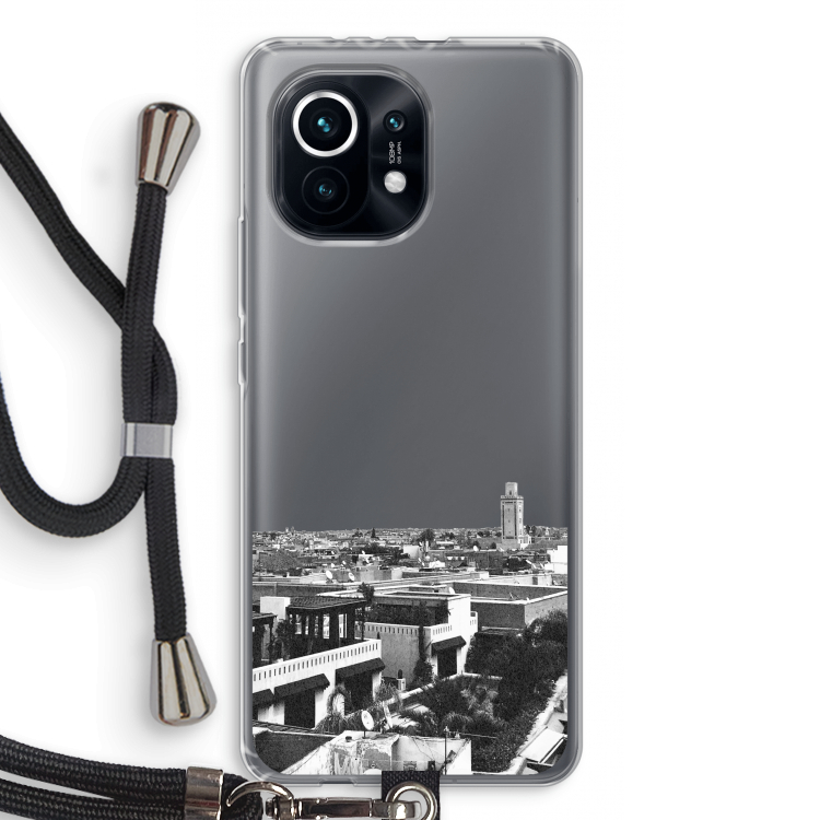 Marrakech Skyline : Xiaomi Mi 11 Transparant Hoesje met koord