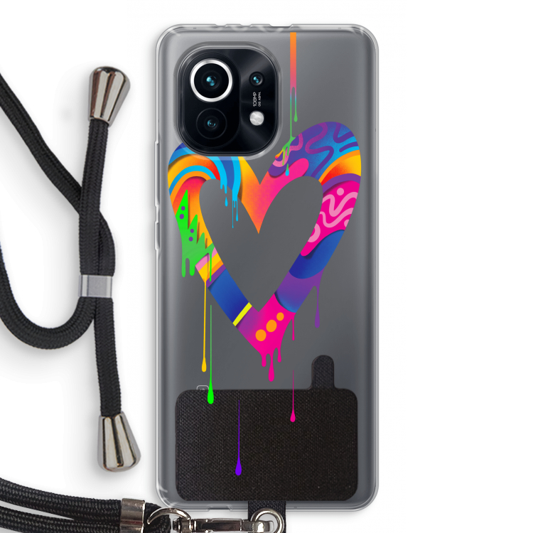 Melts My Heart: Xiaomi Mi 11 Transparant Hoesje met koord