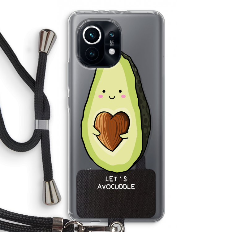 Avocuddle: Xiaomi Mi 11 Transparant Hoesje met koord
