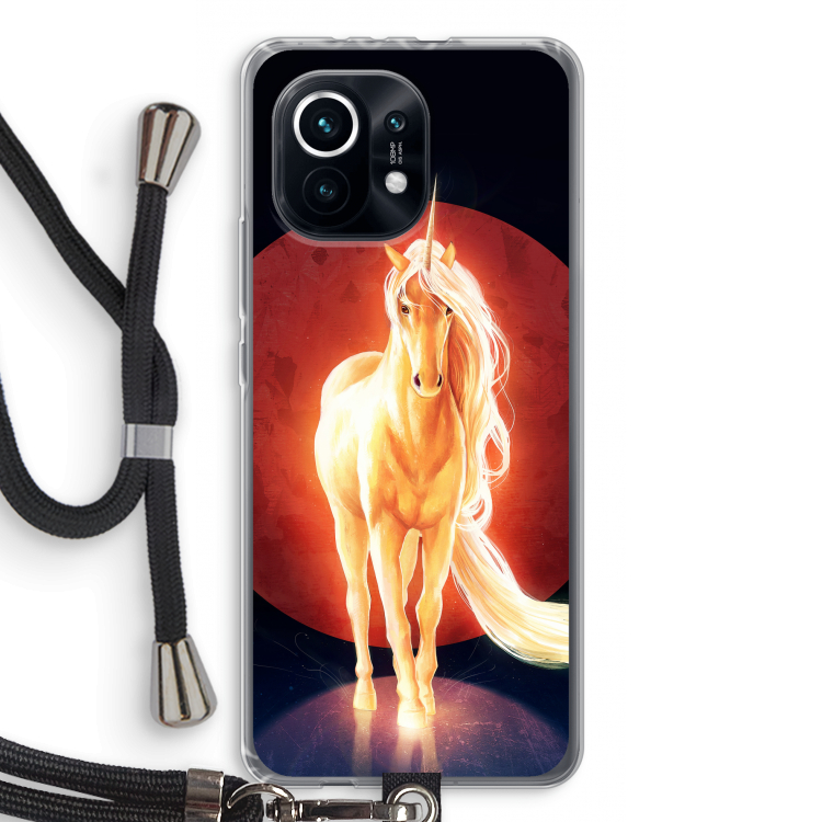 Last Unicorn: Xiaomi Mi 11 Transparant Hoesje met koord