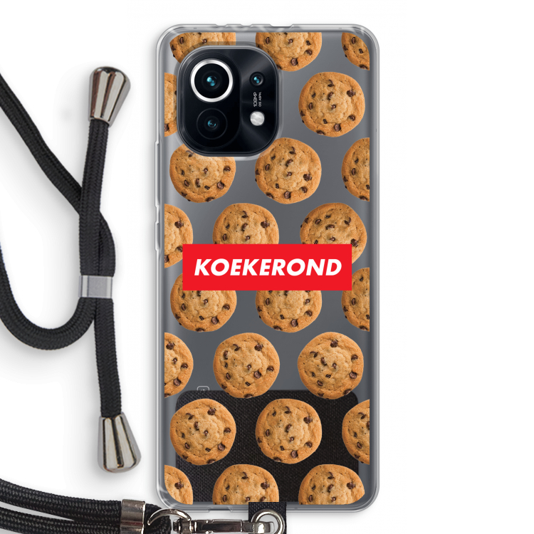 Koekerond: Xiaomi Mi 11 Transparant Hoesje met koord