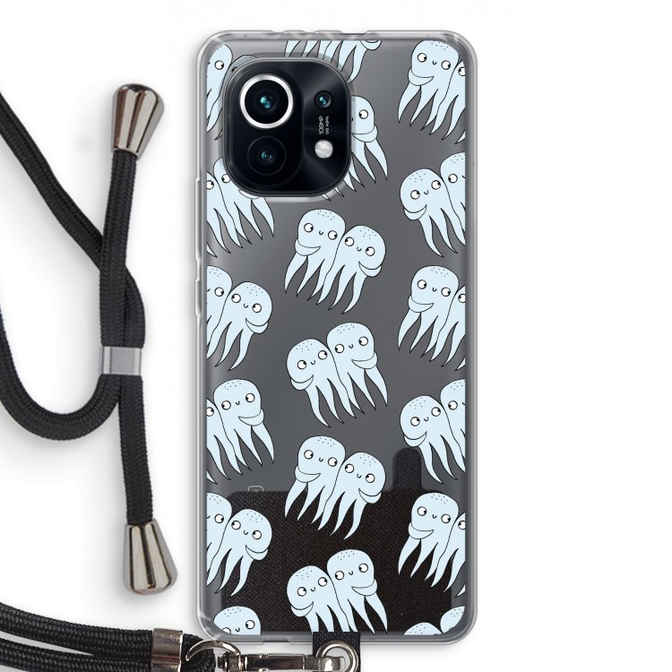 Octopussen: Xiaomi Mi 11 Transparant Hoesje met koord