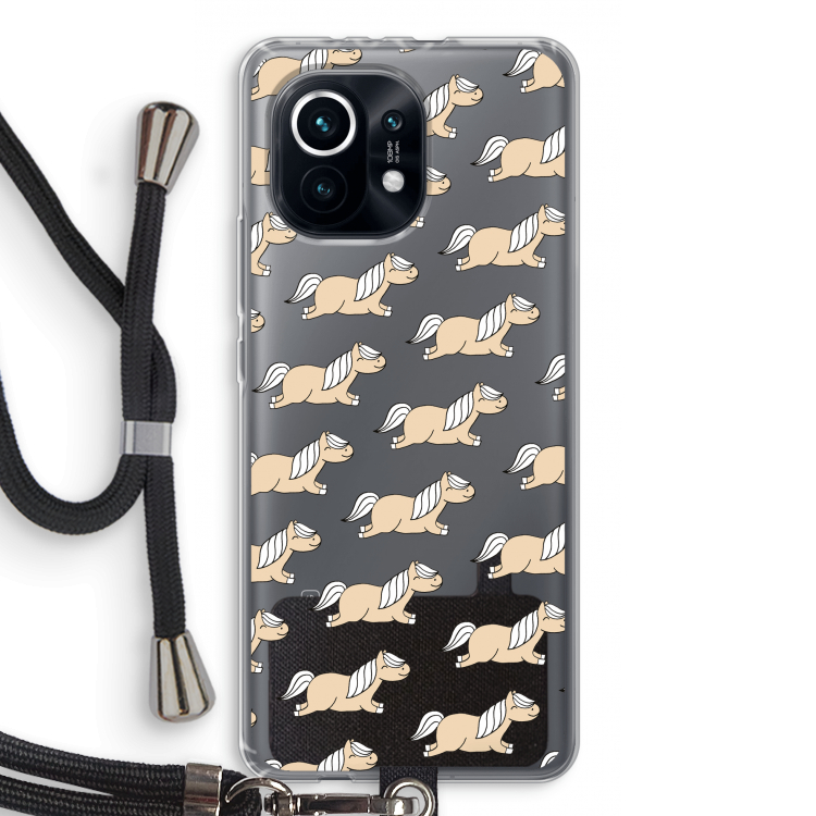 Ponys: Xiaomi Mi 11 Transparant Hoesje met koord