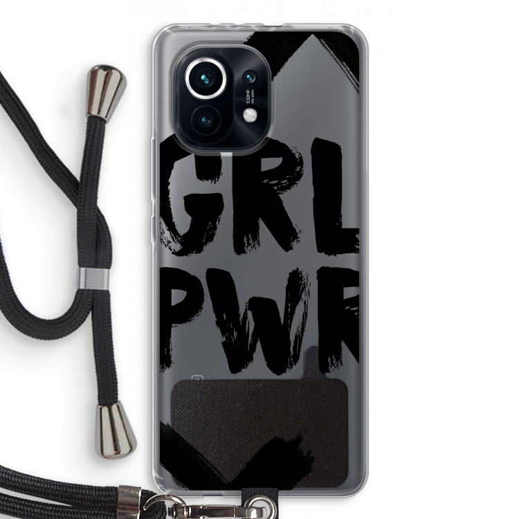Girl Power #2: Xiaomi Mi 11 Transparant Hoesje met koord